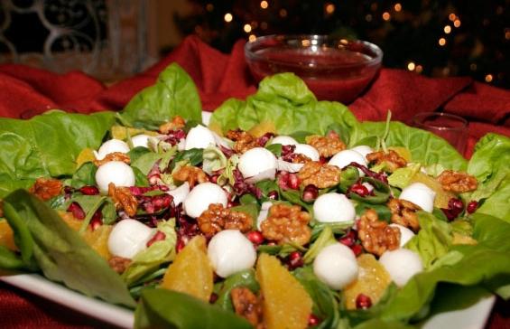 the most delicious salads on the festive table