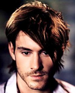 men's hairstyles with a long bangs